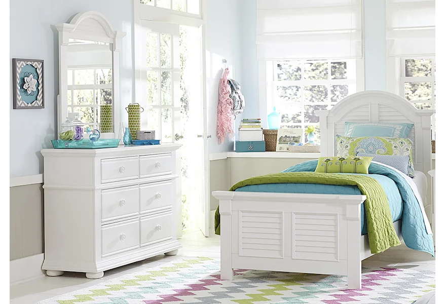 Summer House Full Bedroom Group by Liberty Furniture at Esprit Decor Home Furnishings